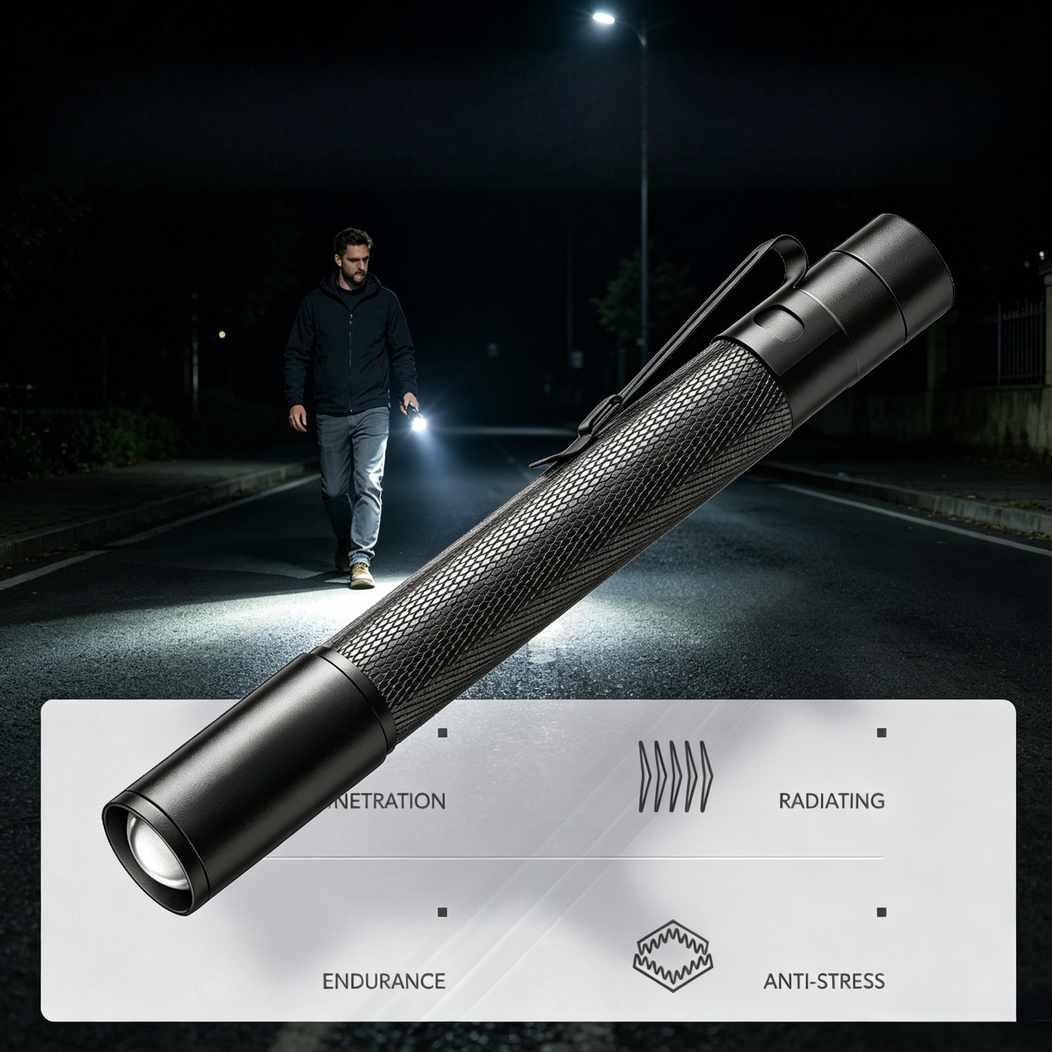 Outdoor Adventure Trips - Aluminum Alloy Mini LED Pen Flashlight