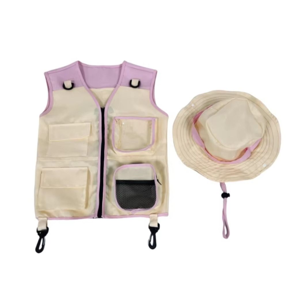 Outdoor Adventure For Kids - Summer Clothing Kids Explorer Vest Hat