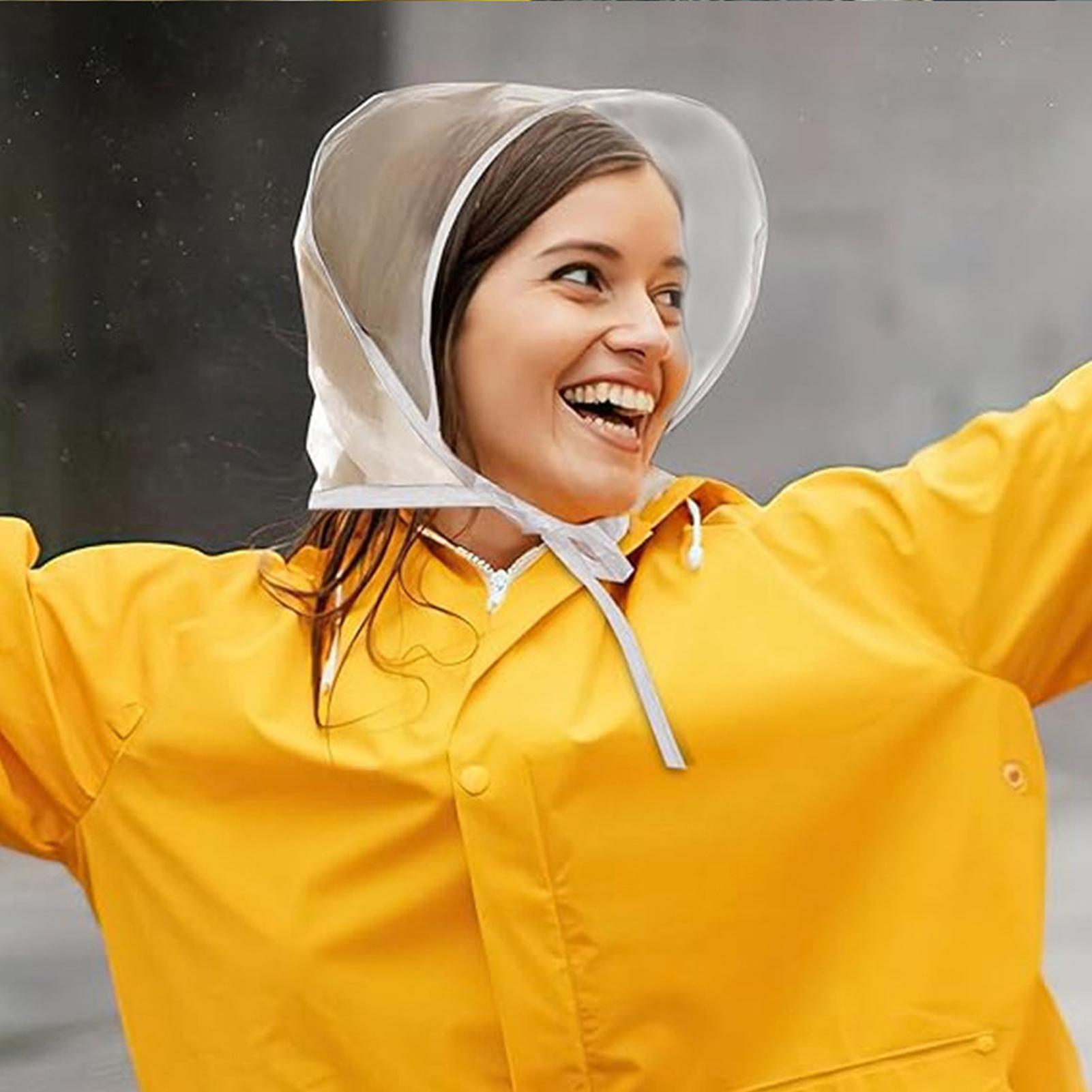 Reusable Transparent Rain Hat  – обзор и цена Outdoor Adventure Hat