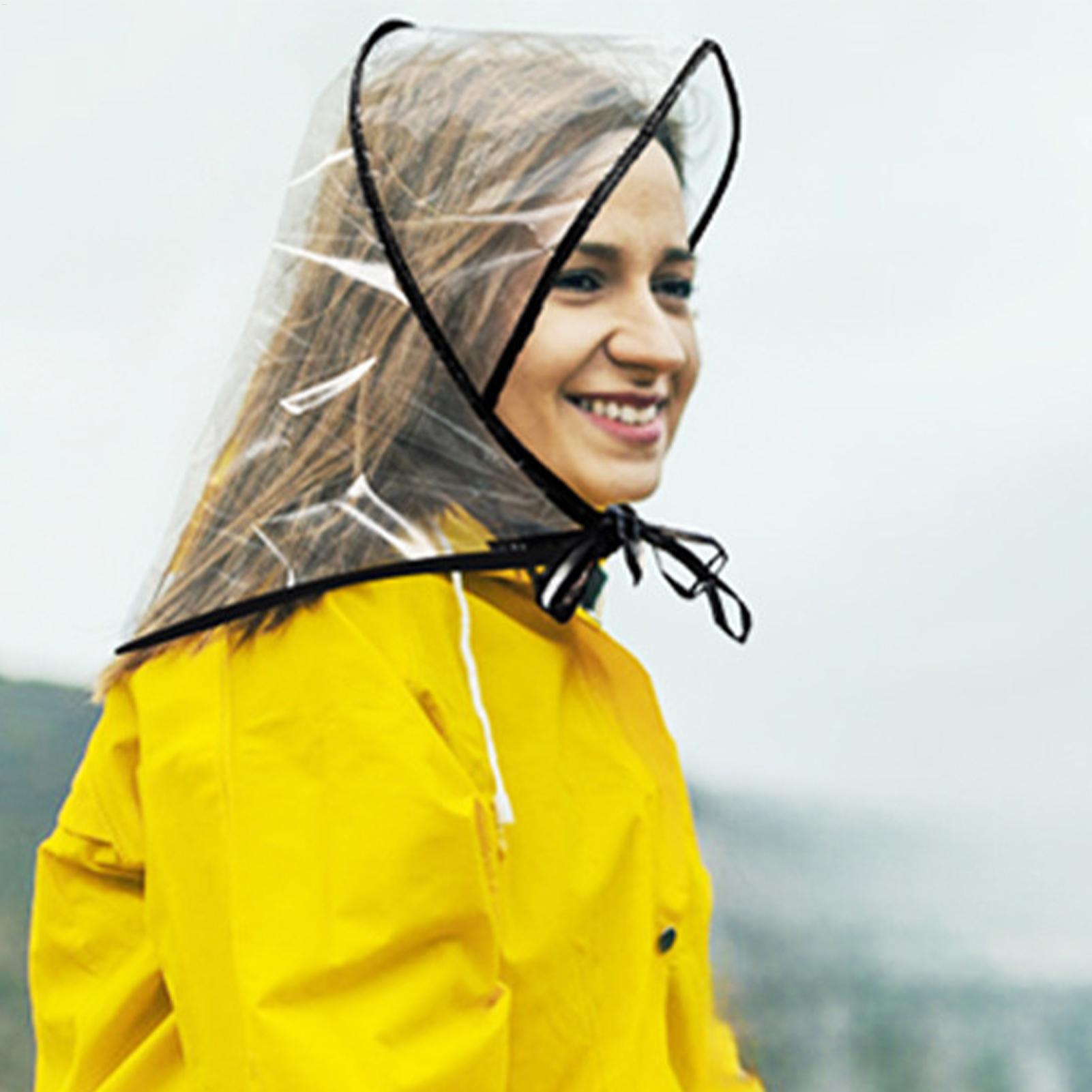 Reusable Transparent Rain Hat  – обзор и цена Outdoor Adventure Hat
