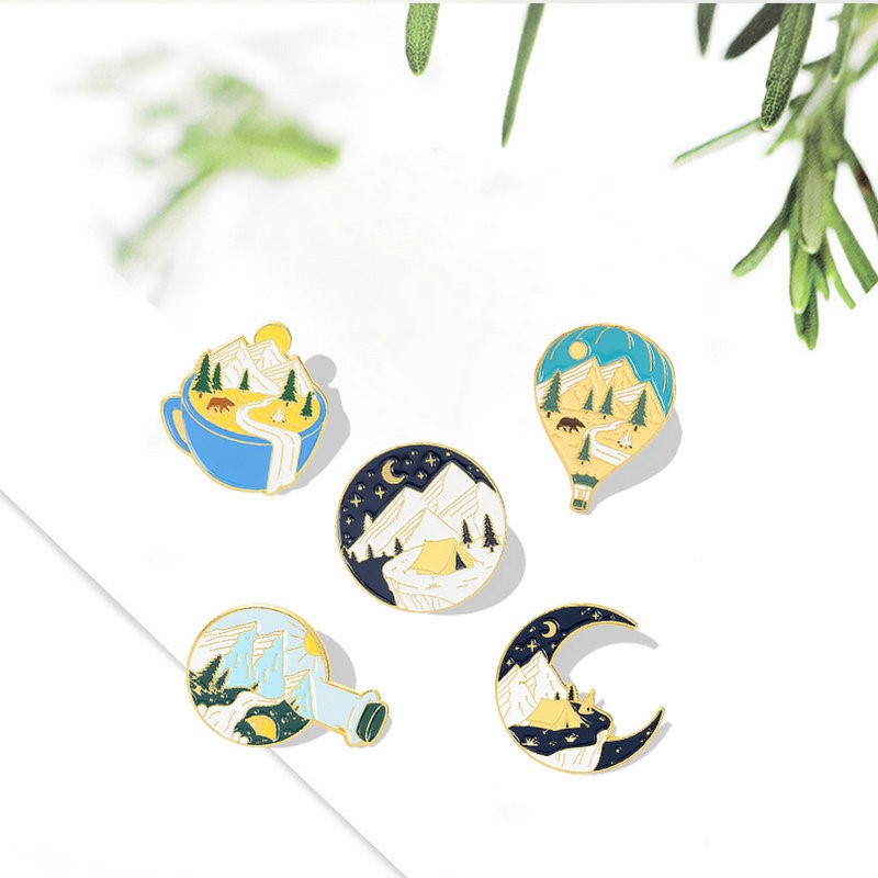 Camping Adventure Enamel Pins  – обзор и цена Outdoor Adventure Gifts