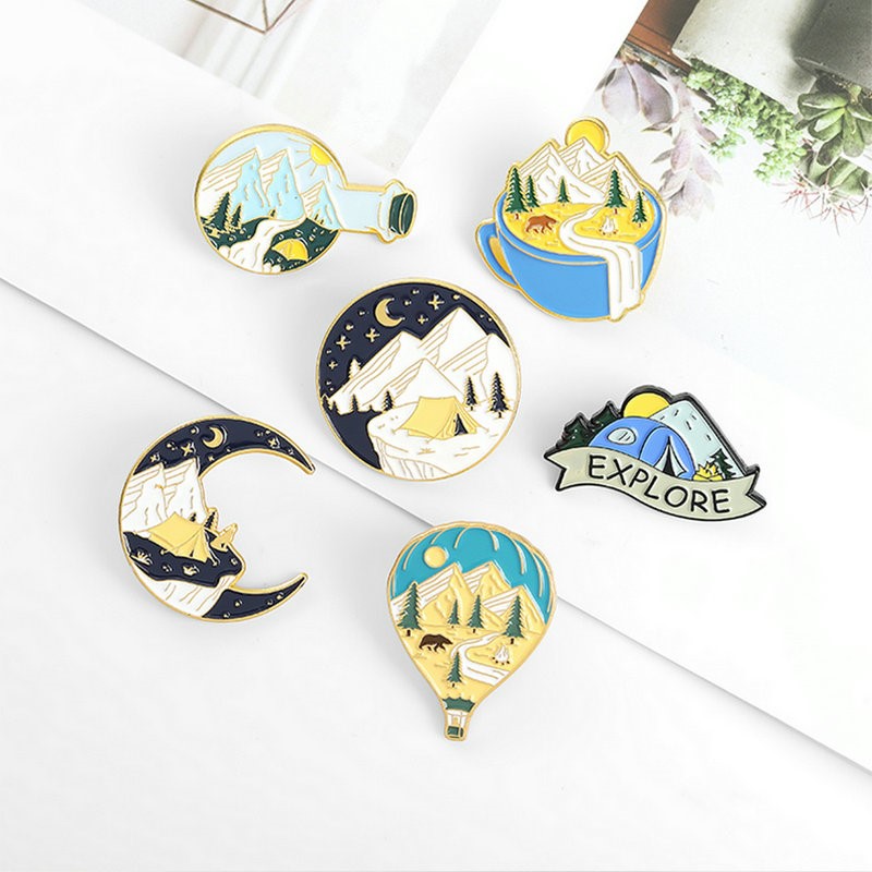 Camping Adventure Enamel Pins  – обзор и цена Outdoor Adventure Gifts