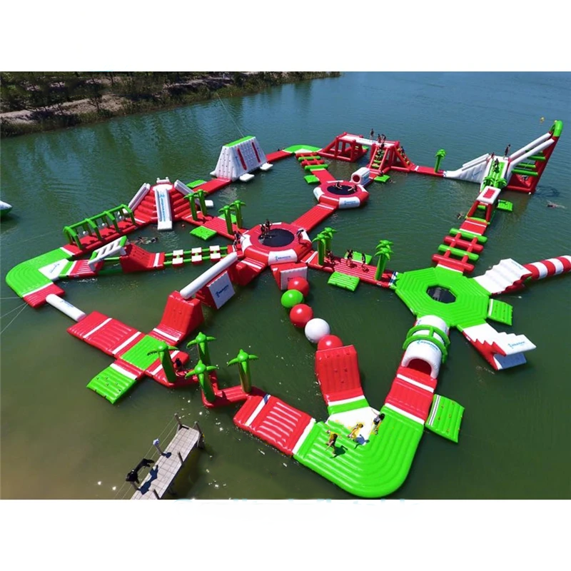 Giant Inflatable Water Park Ga – обзор и цена Outdoor Adventure Course