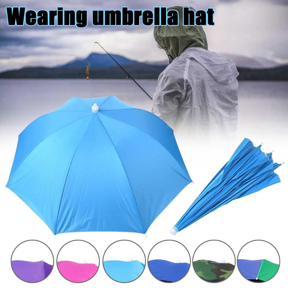 Portable Rain Umbrella Hat Fol – обзор и цена Outdoor Adventure Hat
