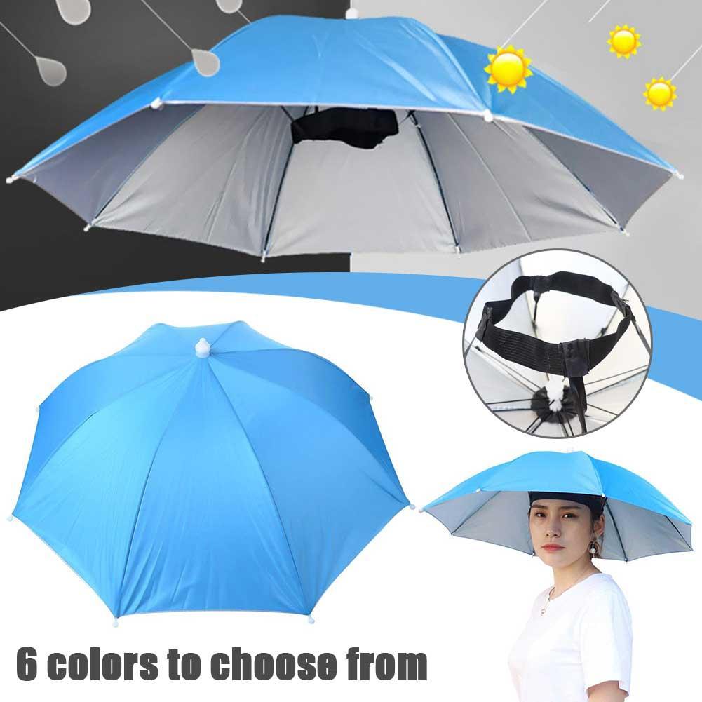 Portable Rain Umbrella Hat Fol – обзор и цена Outdoor Adventure Hat
