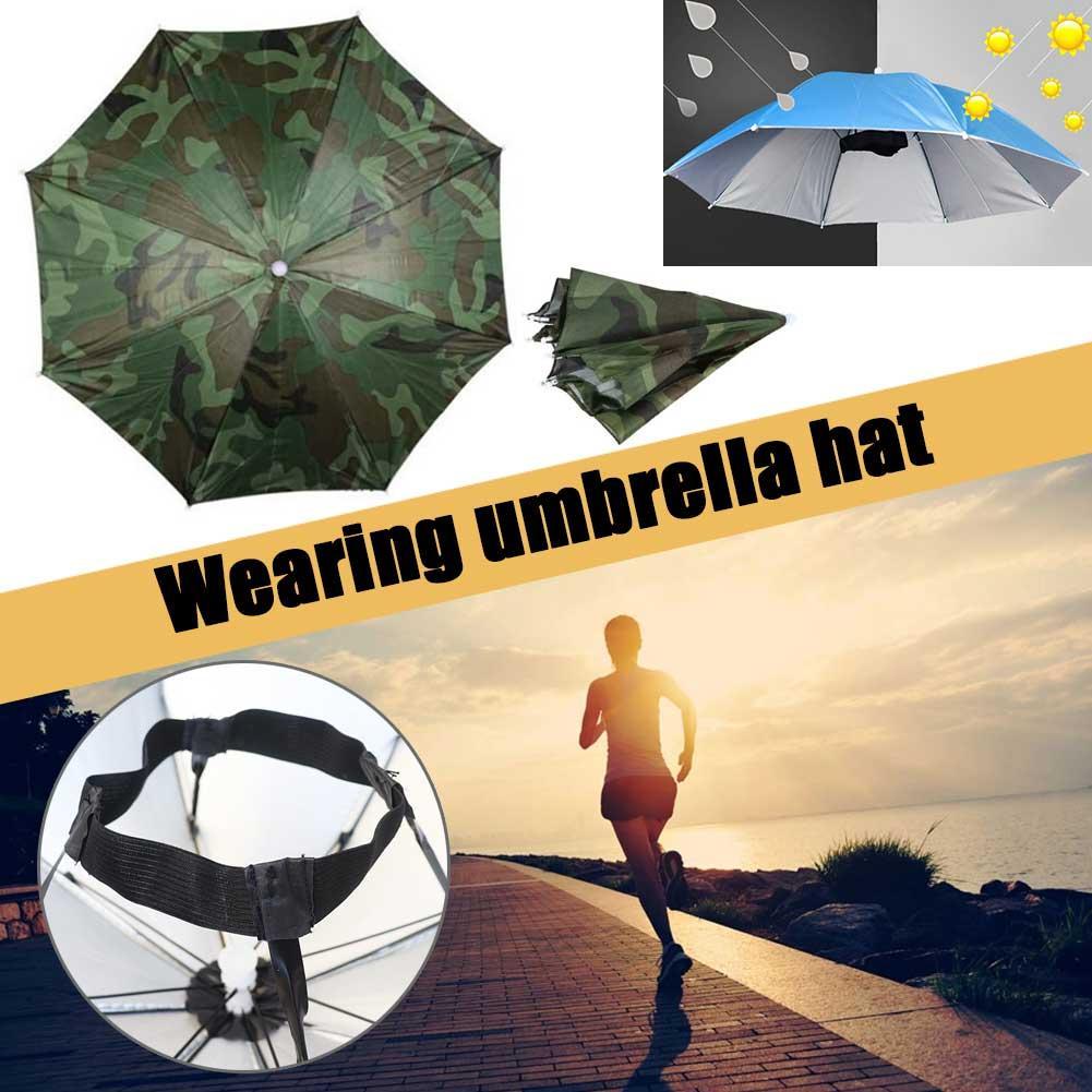 Portable Rain Umbrella Hat Fol – обзор и цена Outdoor Adventure Hat