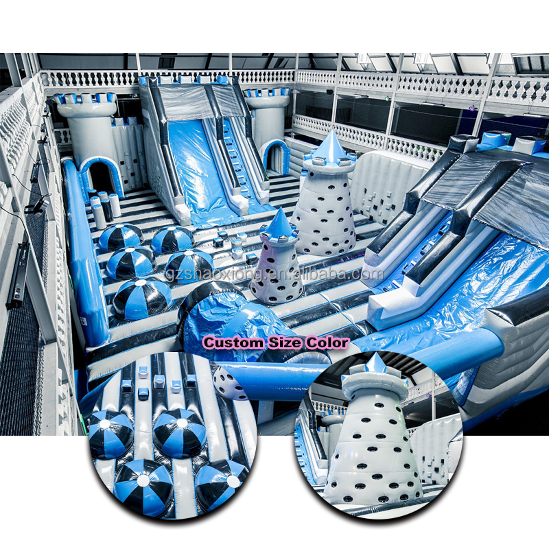Indoor Inflatable Bounce Slide – обзор и цена Outdoor Adventure Course
