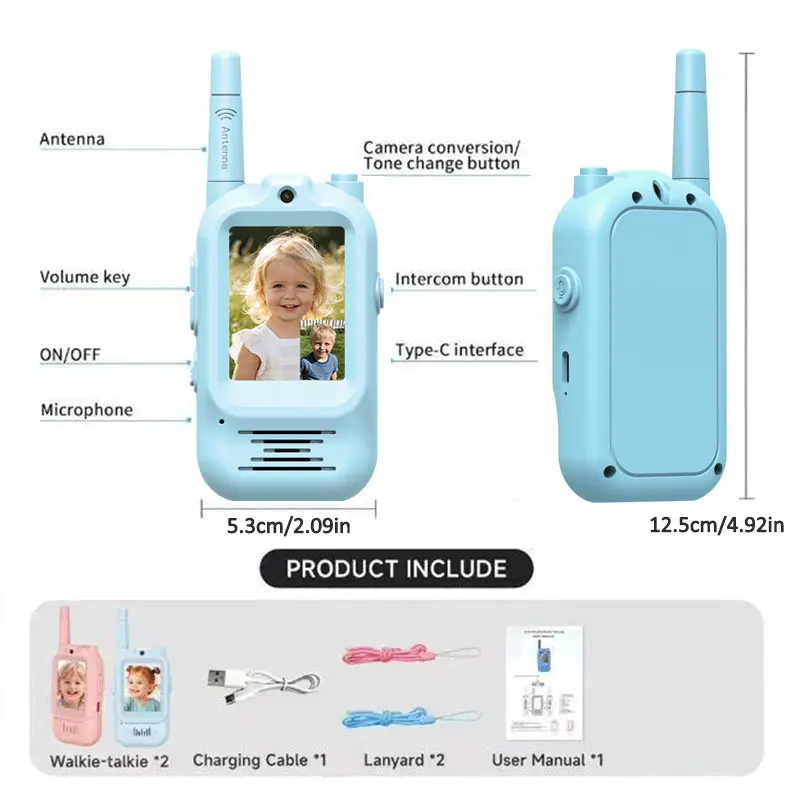 2pcs Kids Video Walkie Talkie  – обзор и цена Outdoor Adventure Videos