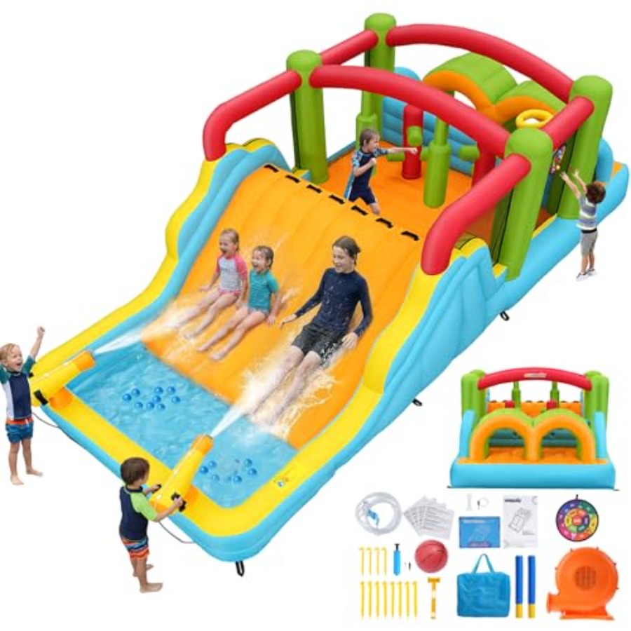 Big Bounce House for 3-12 Infl – обзор и цена Outdoor Adventure Course