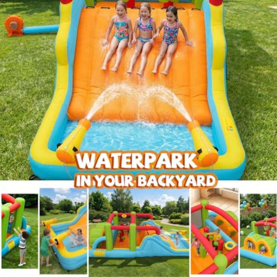 Big Bounce House for 3-12 Infl – обзор и цена Outdoor Adventure Course