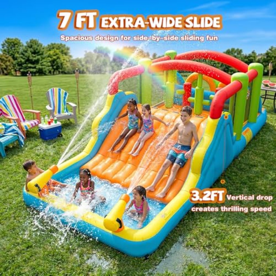 Big Bounce House for 3-12 Infl – обзор и цена Outdoor Adventure Course