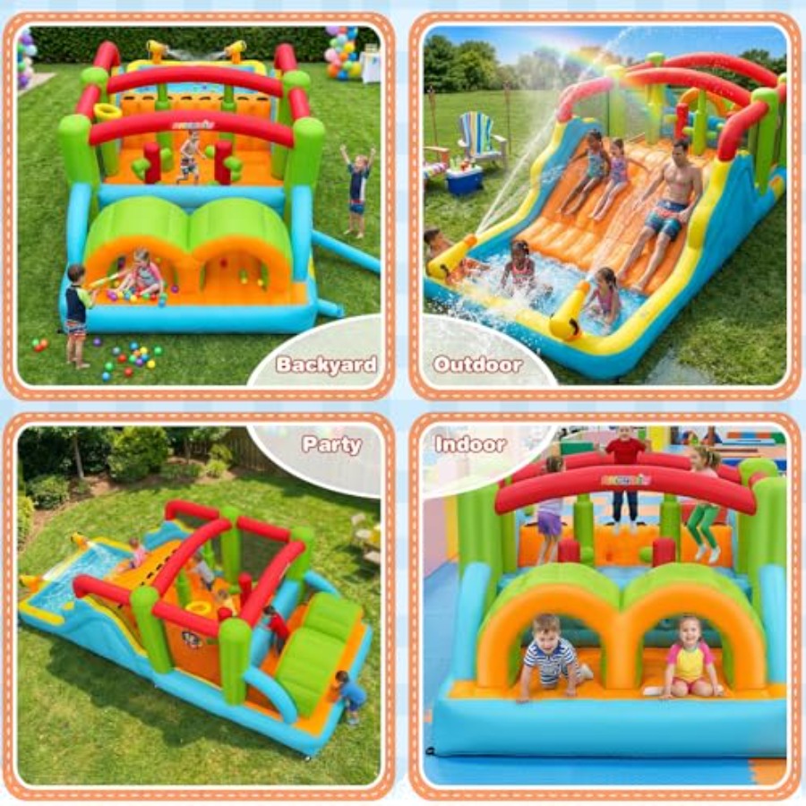 Big Bounce House for 3-12 Infl – обзор и цена Outdoor Adventure Course