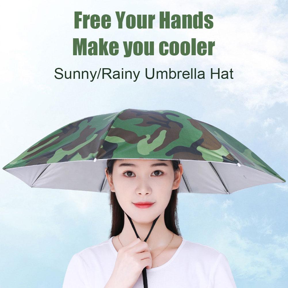 Portable Rain Umbrella Hat Fol – обзор и цена Outdoor Adventure Hat