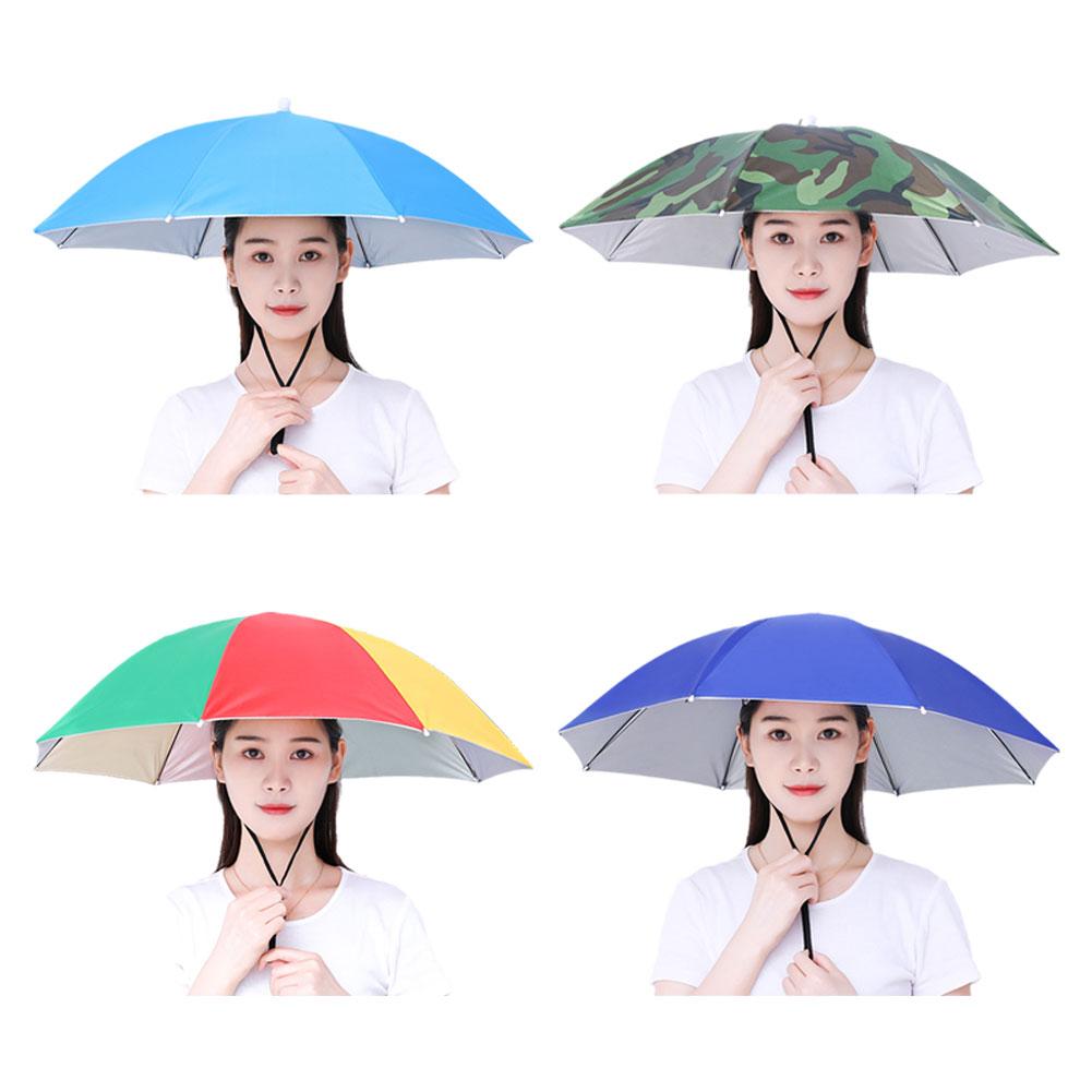 Portable Rain Umbrella Hat Fol – обзор и цена Outdoor Adventure Hat