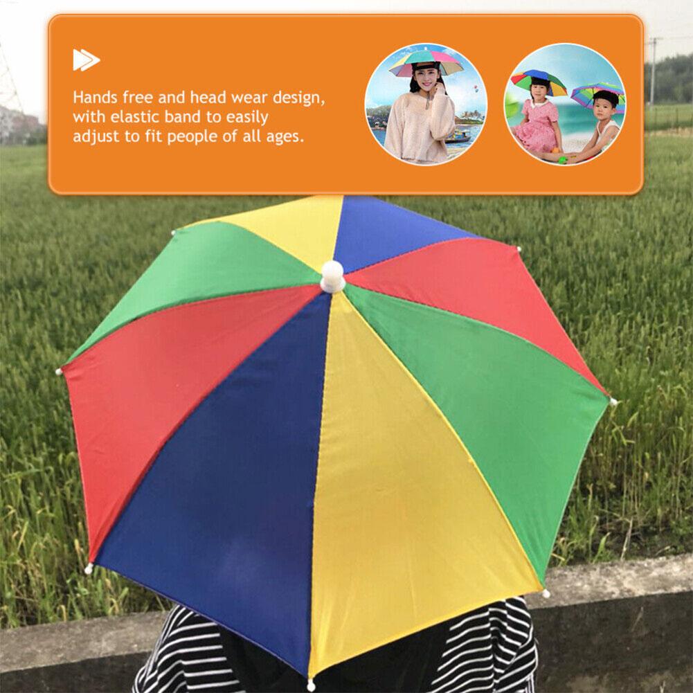 Portable Rain Umbrella Hat Fol – обзор и цена Outdoor Adventure Hat