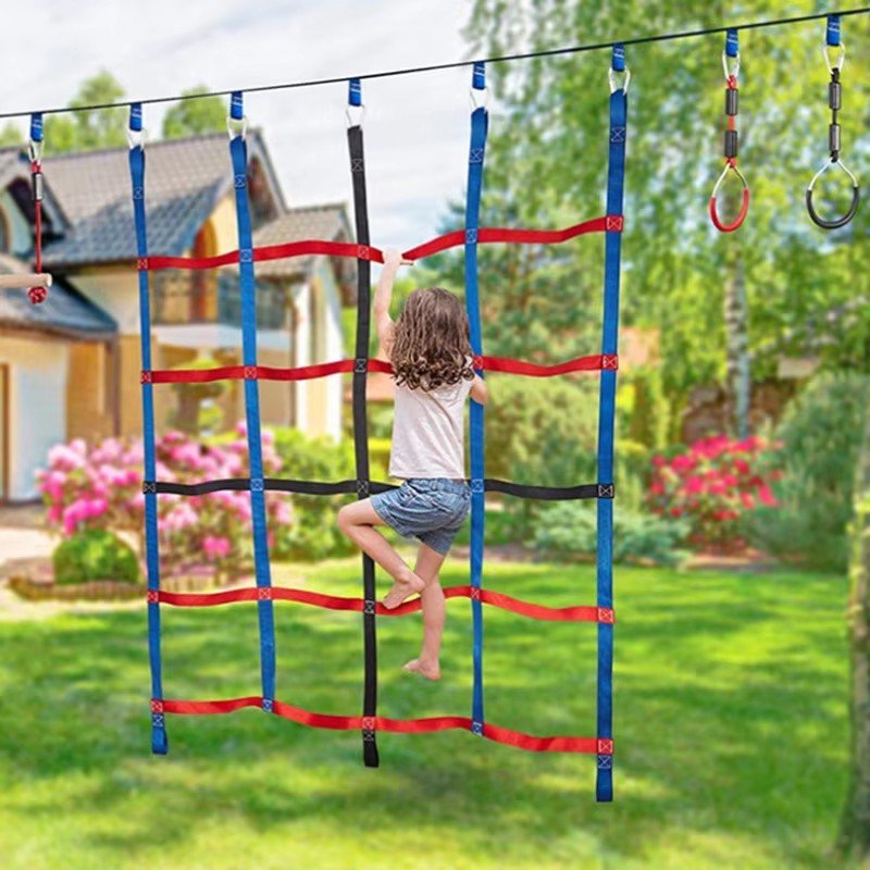 Outdoor Colored Ribbon Climbin – обзор и цена Outdoor Adventure For Kids