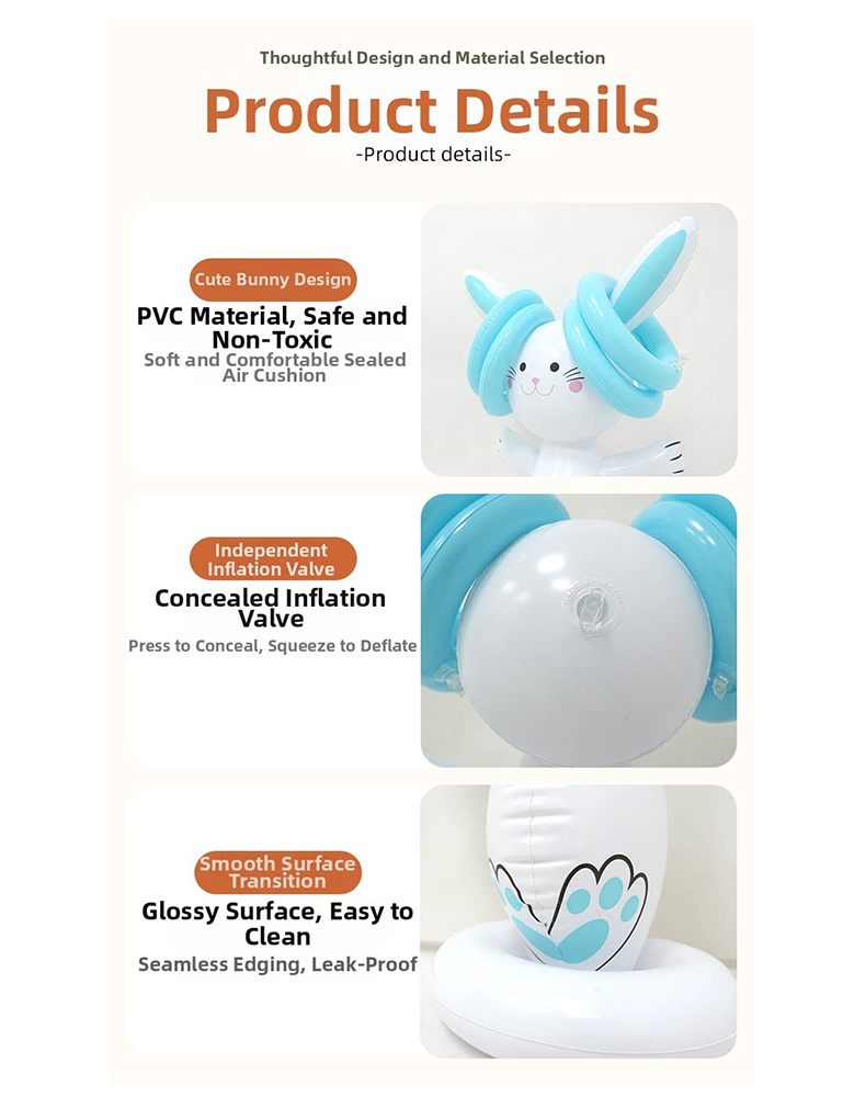 Easter Inflatable Bunny Ring T – обзор и цена Outdoor Adventure Games