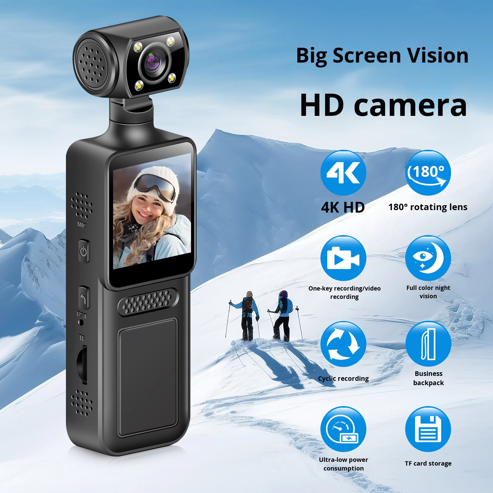 Portable HD WiFi Body-Worn Cam – обзор и цена Outdoor Adventure Videos