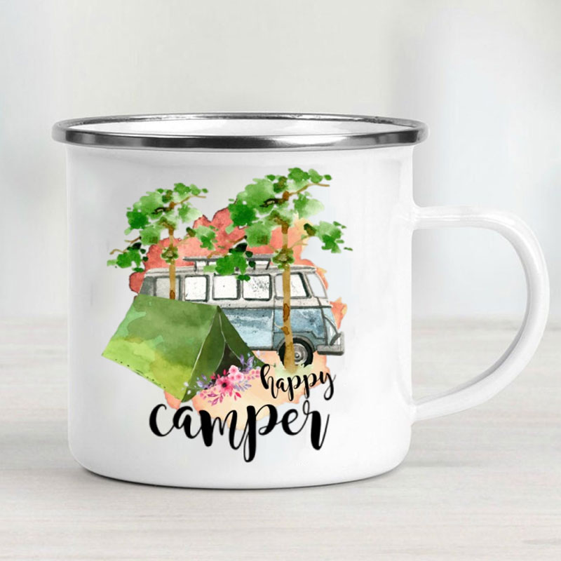 Camping Car Enamel Mug Adventu – обзор и цена Outdoor Adventure Gifts