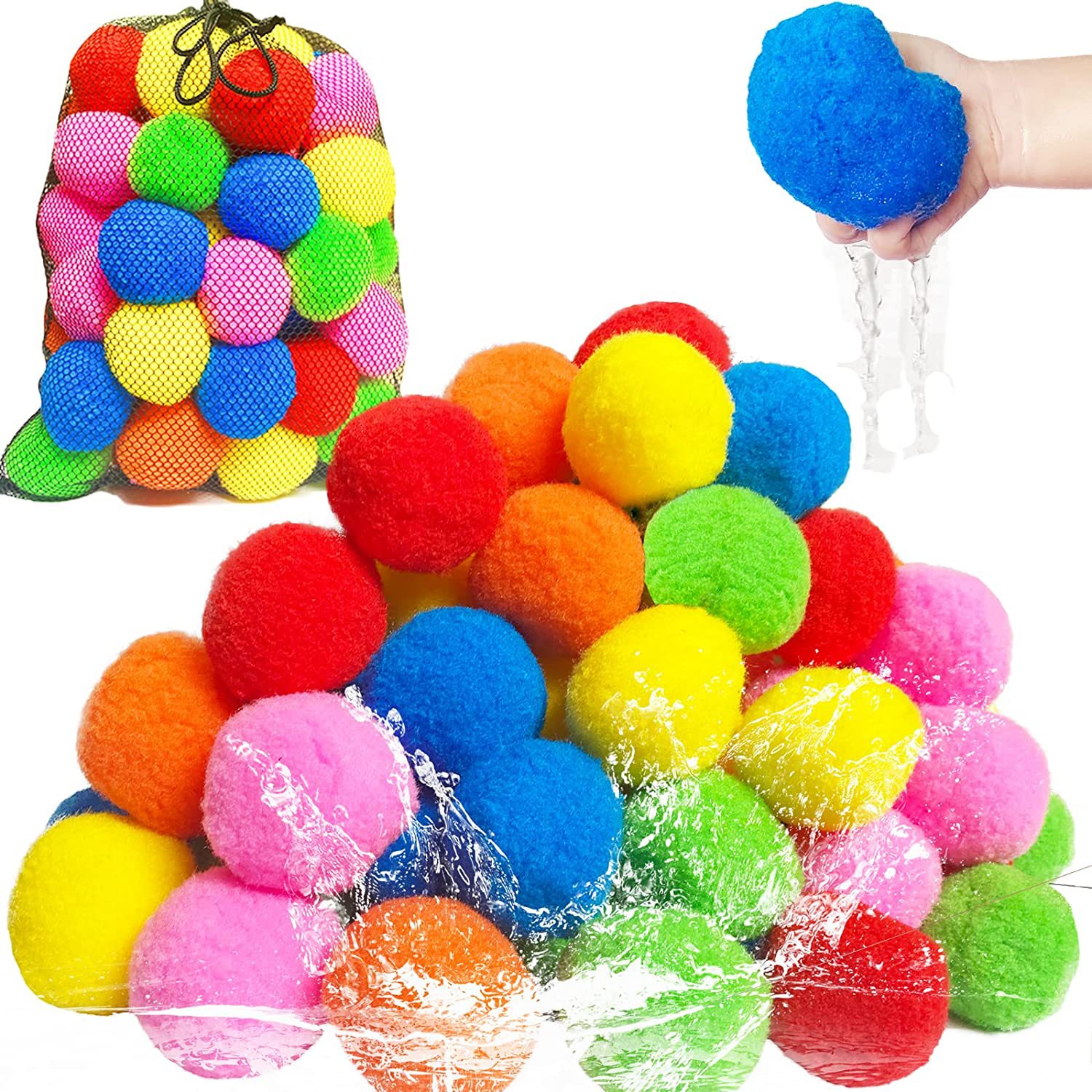 12/30/60Pcs Reusable Water Bal – обзор и цена Outdoor Adventure Games